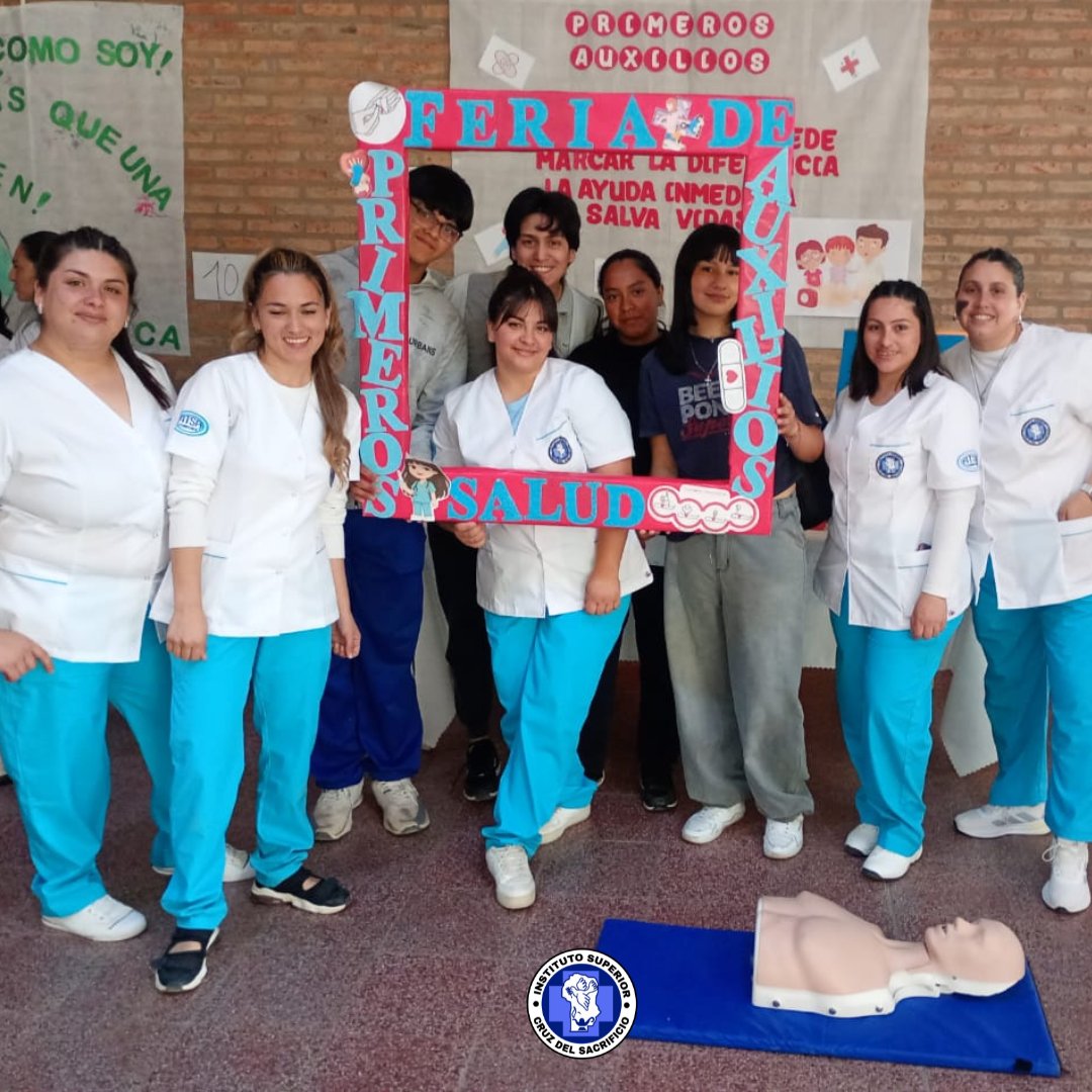 ATSACORDOBA's tweet photo. 🙌 En el día de ayer, en la localidad de San José de la Dormida, alumnos del Instituto Superior Cruz del Sacrificio participaron de una nueva Jornada de Saber Solidario, en la cual realizaron diferentes actividades relacionadas con la enseñanza sanitaria y promoción de la salud https://t.co/8L47IrcKw9