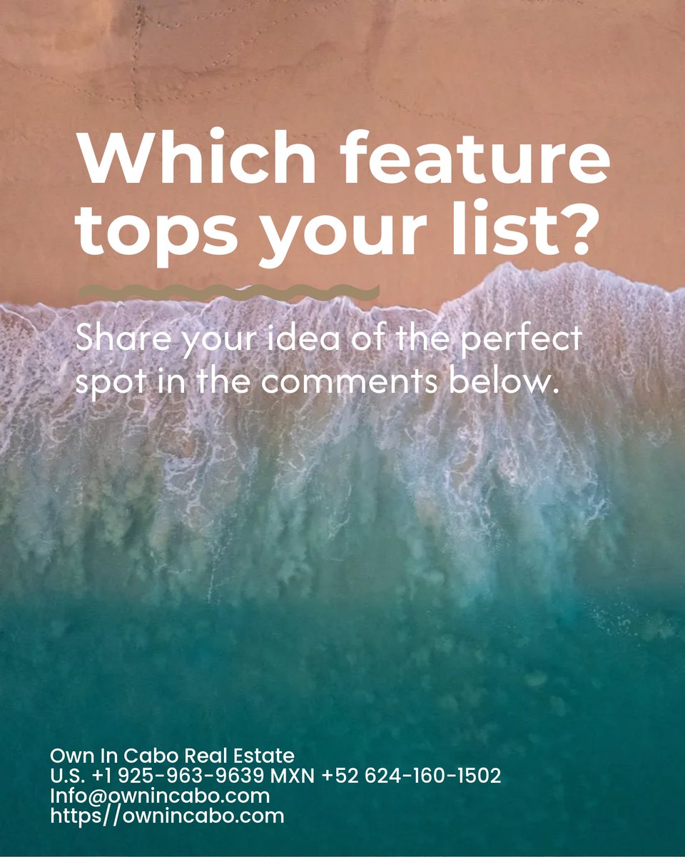 Own In Cabo Real Estate tweet media