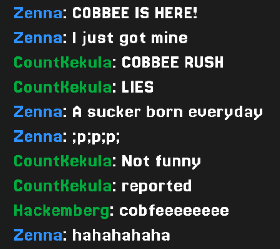 Zenna73Flen's tweet image. HAHAHAHAHA

@Drak4th1337 its judt too funny hahahaha

@pepecoins Kek.space #toofunny

I literally watched them reply, run into cobbe shop, then a few seconds later "LIES" hahahahahahahaha