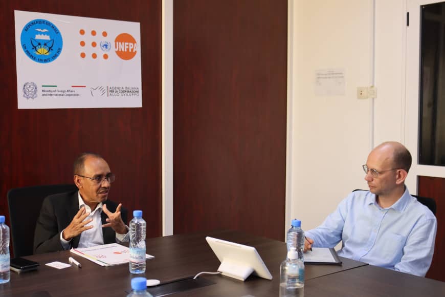 Lancement du 3ème projet <a href="/unfpa_mali/">UNFPA MALI</a> <a href="/AICSDakar/">AICS Dakar</a> sur le renforcement de la réponse #humanitaire dans les régions du centre et du nord du Mali et de lutte contre les VBG. Budget 2,500 000 Euros <a href="/LemineMoujtaba/">Mohamed Lemine Ould Moujtaba</a> s'est réjoui de la qualité du partenariat avec Italie <a href="/UNFPA_WCARO/">UNFPA WCARO</a>