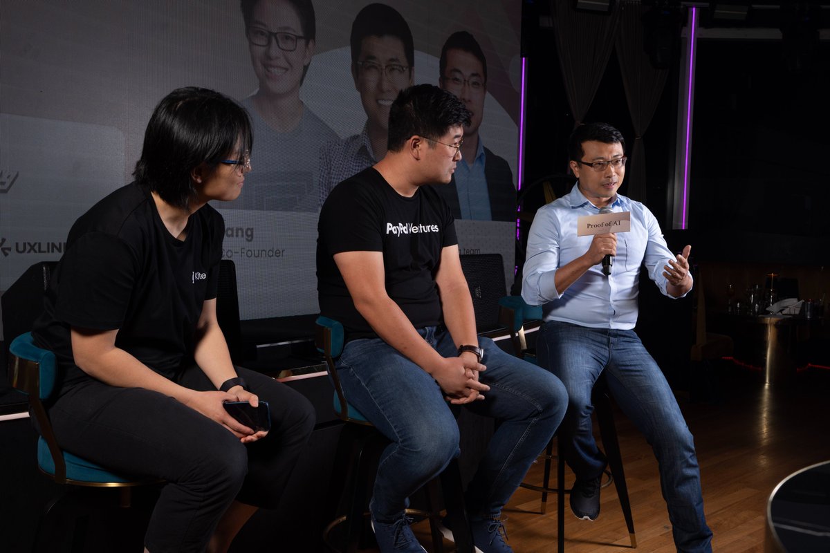 GoKiteAI's tweet photo. Had the best time at the Proof of AI event @token2049 Singapore!

We dove into "The Emergence of Stablecoin for Agentic Payment and Autonomous Economy," with an incredible fireside chat featuring:

• @ChiZhangData (Co-founder & CEO @GoKiteAI)
• @alanxdu (Partner @PayPal Ventures)
• Bo C. (Founding Team at Lightswitch Capital)

From the role of stablecoins in enabling AI-driven agents to how payment rails are evolving for a machine-to-machine economy, the discussion sparked big ideas for the future of finance.

Huge thanks to our partners PayPal Ventures, @499_DAO, and everyone who joined us!