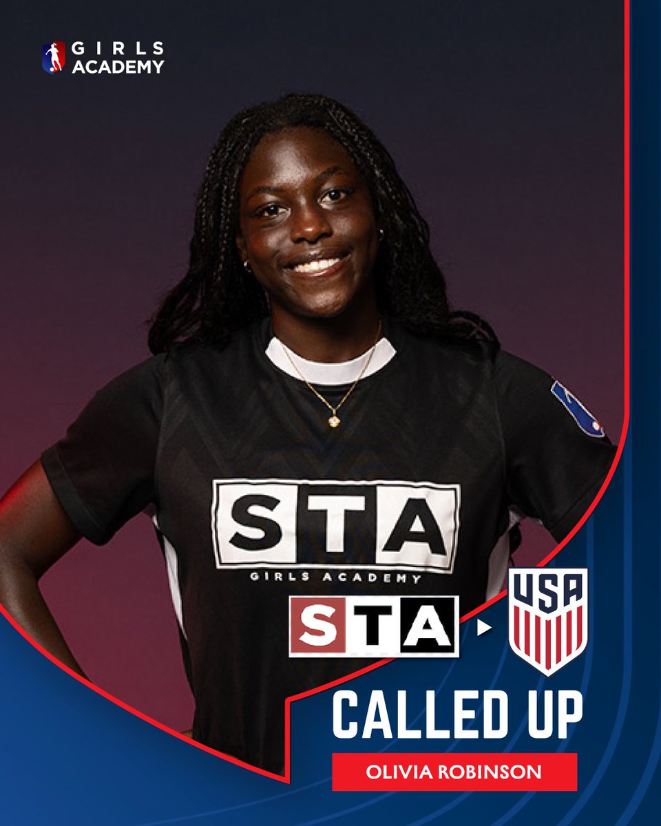 Girls Academy (@gacademyleague) on Twitter photo ๐บ๐ธโจ Congratulations to  Natalie Chudowsky and Olivia Robinson on their call-up to represent the USYNT at the FIFA U-17 World Cup! ๐โฝ๏ธ
Proud is an understatement ๐ฅน ๐บ๐ธโจ Congratulations to  Natalie Chudowsky and Olivia Robinson on their call-up to represent the USYNT at the FIFA U-17 World Cup! ๐โฝ๏ธ
Proud is an understatement ๐ฅน