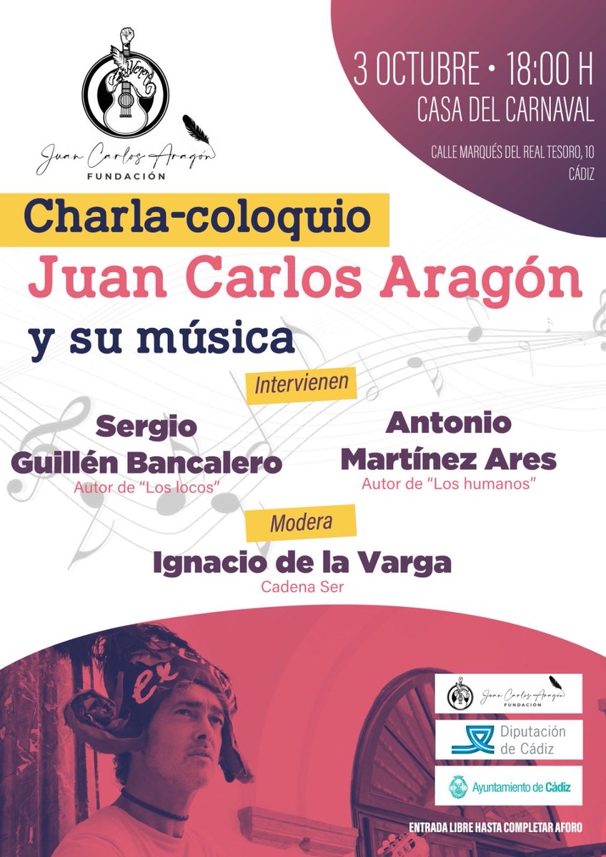 Este viernes, por si os apetece!

<a href="/comparsajc/">La Comparsa de Juan Carlos Aragón</a>