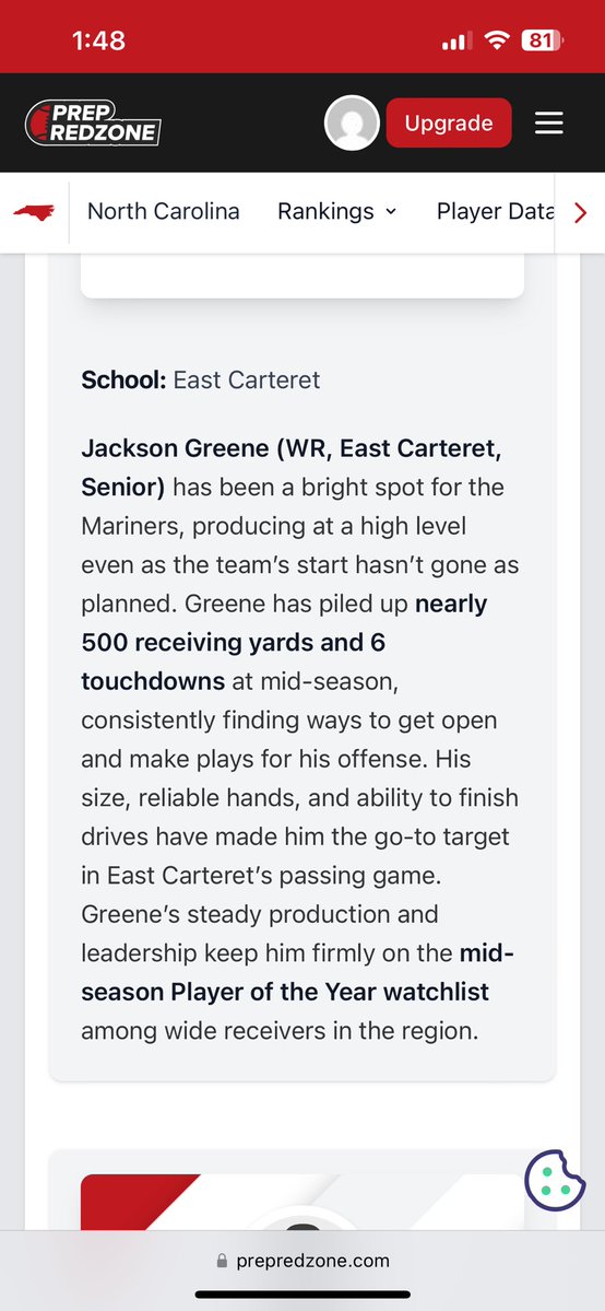 Continuing to grow and improve! <a href="/BJFrazier85/">Coach B.J. Frazier</a> <a href="/ECMarinerFB/">East Carteret Mariner Football</a> <a href="/saucyy6/">Quinzel Lockhart</a> <a href="/Luke_McIntosh26/">Luke McIntosh</a> <a href="/DockeryTra37762/">Tracy Dockery</a> <a href="/MylesS32026/">Myes Shelton</a> <a href="/_IsaiahPayton/">Isaiah “Scottie” Payton</a>