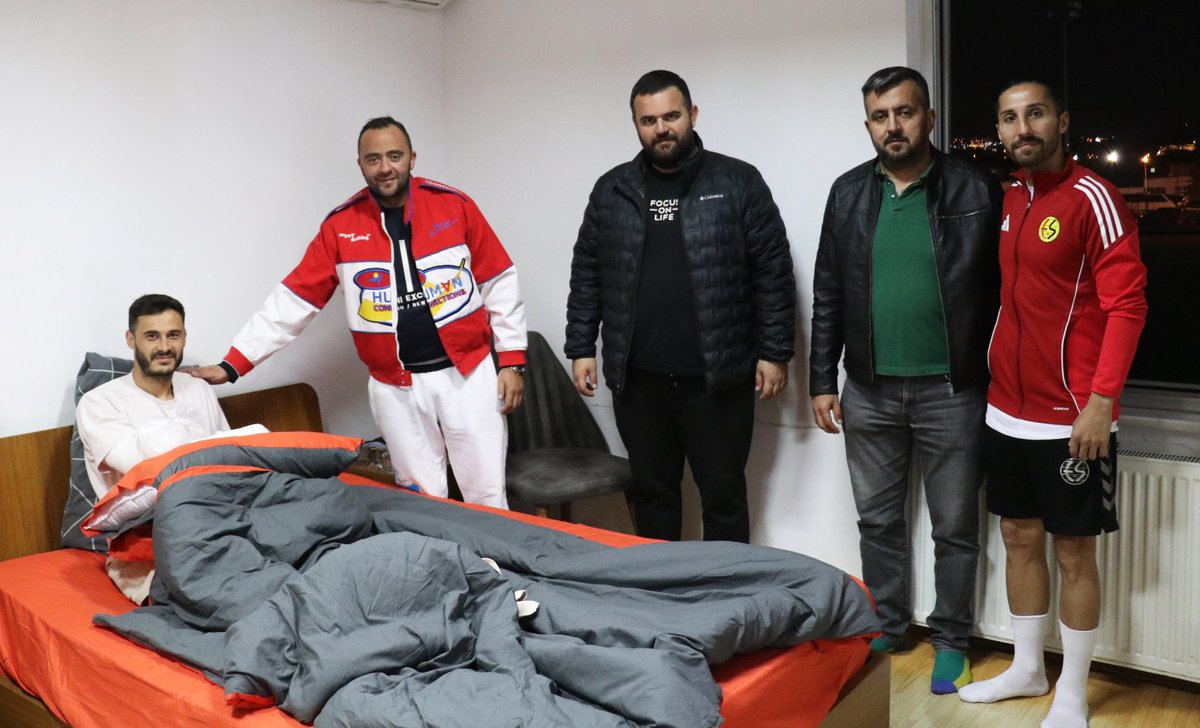 Biz bir aileyiz, birlikte güçlüyüz. Geçmiş olsun Deniz Keskin. 🖤