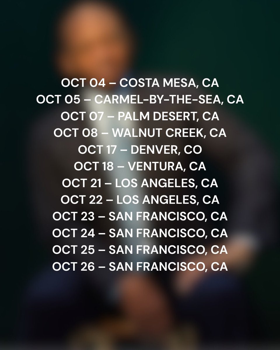 Jazz tour continues all October long. Don't miss it. 

branfordmarsalis.com/tours