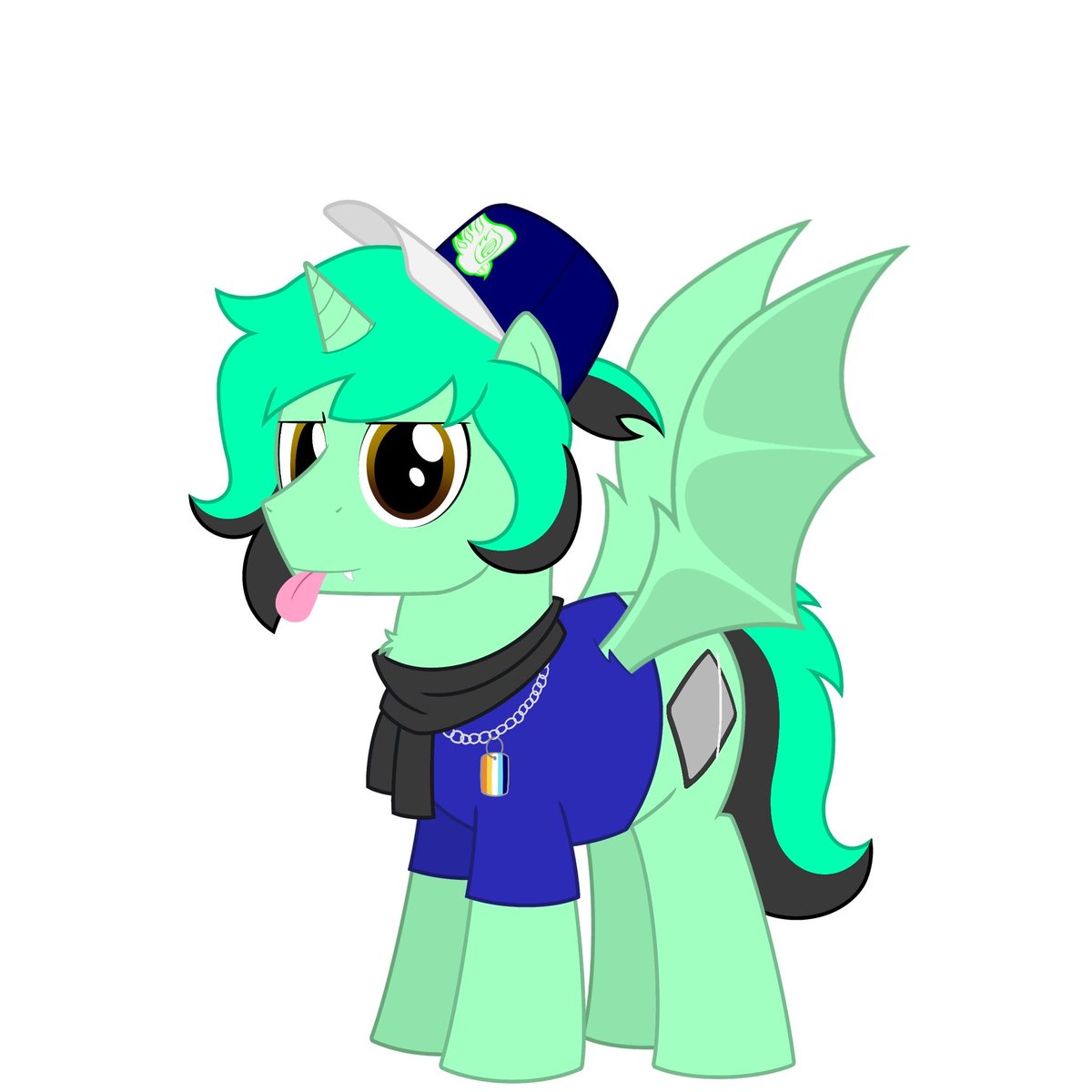 Tis spoopy season, which means it's batpony time... again :3