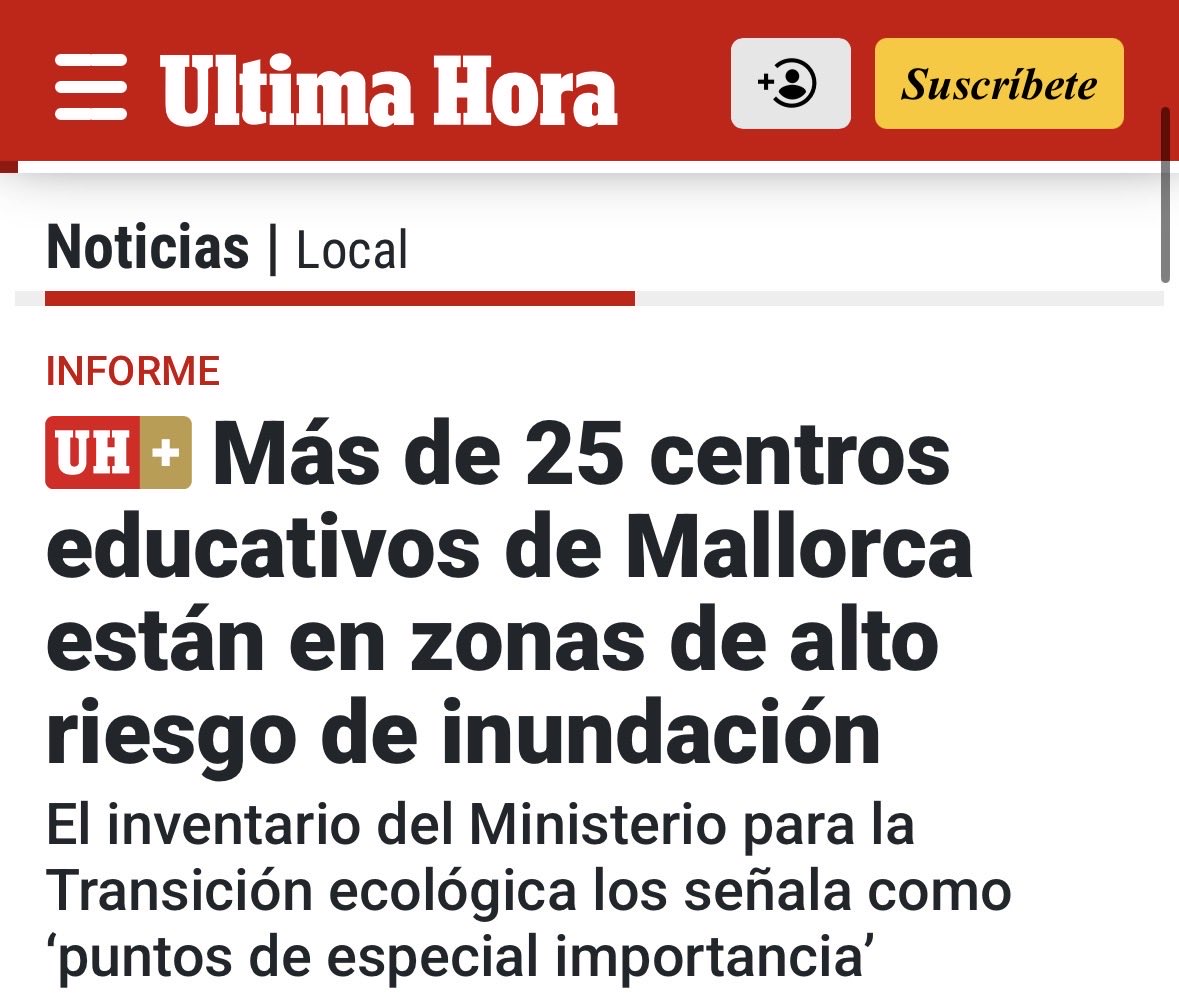 S'urbanització sense mesura que s'ha permès a Mallorca d'ençà de fa temps, algun dia mos passarà factura.