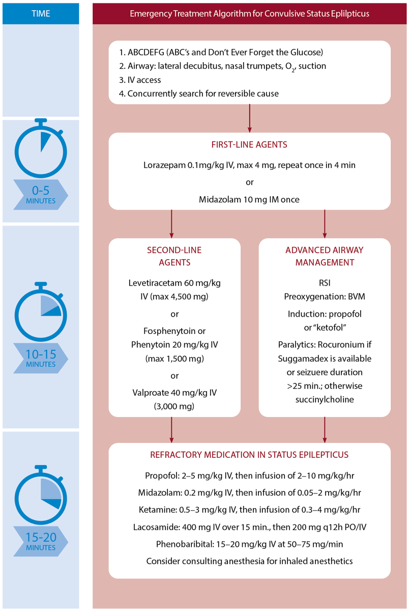 An emergency treatment algorithm for convulsive status epilepticus.

acepnow.com/article/tips-f…