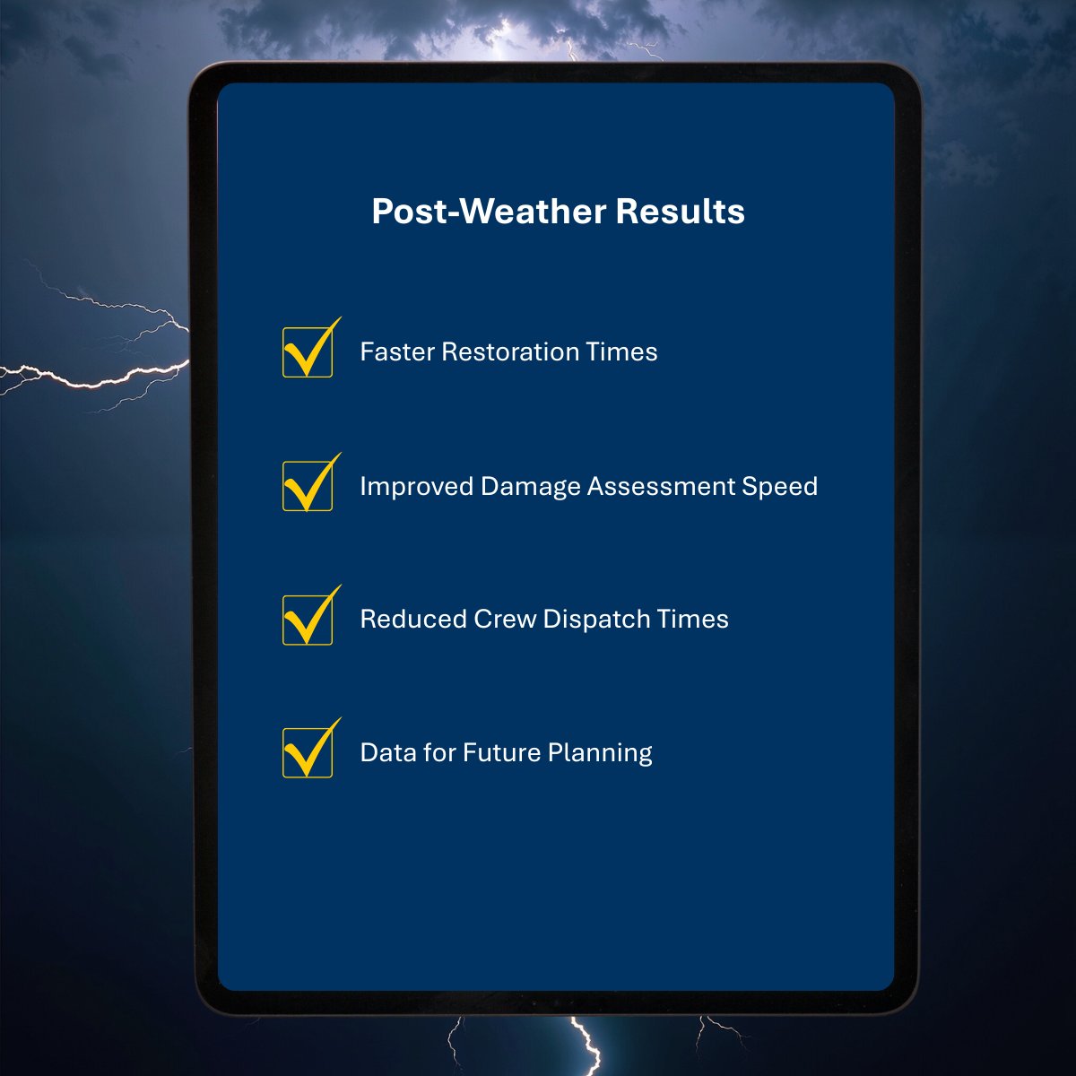 grid_intel's tweet photo. Preparedness is power. 💡

Before a storm: Power-View helps visualize assets, identify vulnerabilities, and plan ahead.

After a storm: Power-View maps projected outages, prioritizes response, and accelerates restoration times. 

Learn more: https://t.co/pSZTSXpOOS https://t.co/fYcllncbk2