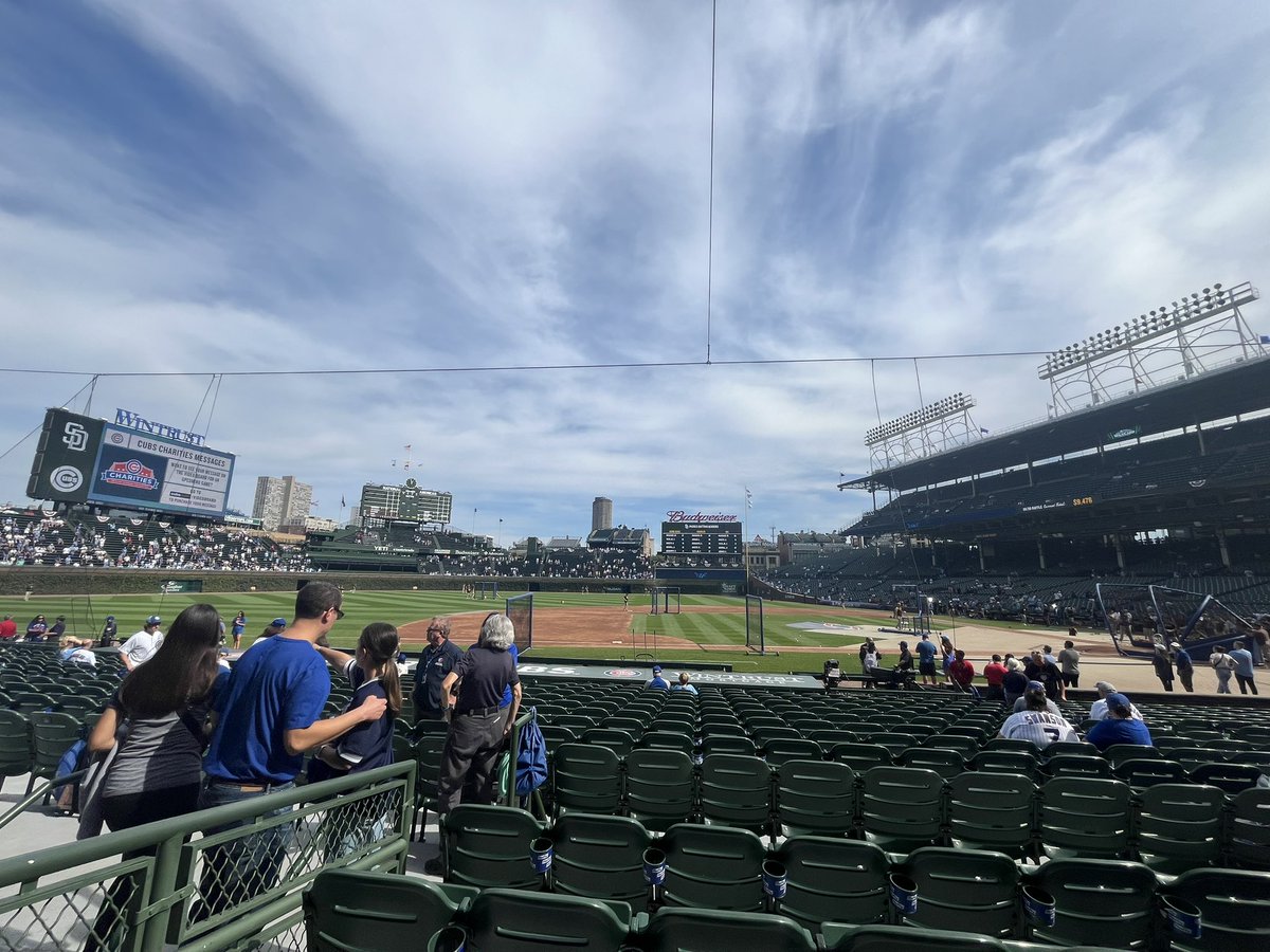 October baseball in wrigley
