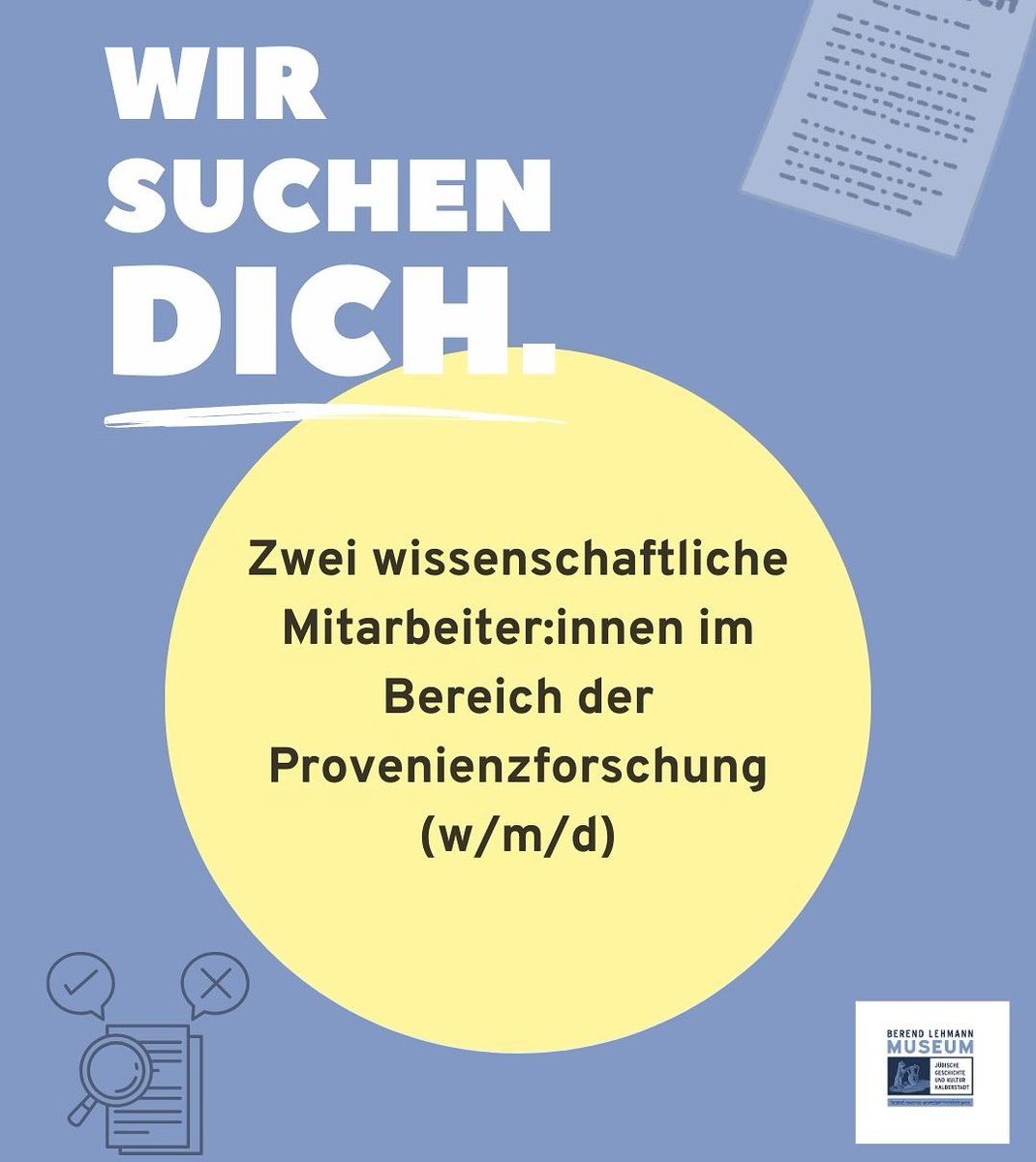 BLMHalberstadt's tweet photo. Alle Infos unter https://t.co/B6pnd1voUL Stellenangebote. https://t.co/YmzlUrKxQe