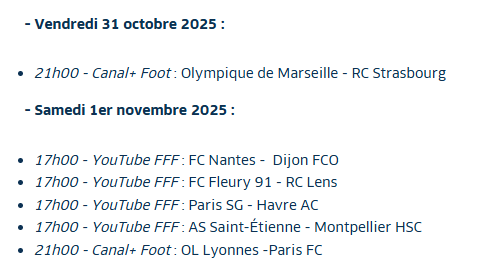 fenottes's tweet photo. OLL - #PFC le samedi 1ᵉʳ novembre à 21h (Canal+), MHSC - OLL le vendredi 7 novembre à 19h (YouTube FFF)
#Calendrier #OLLPFC #MHSCOLL #Montpellier 
(FFF : https://t.co/sKOXjPKP2E) https://t.co/eRCIvw0JXb