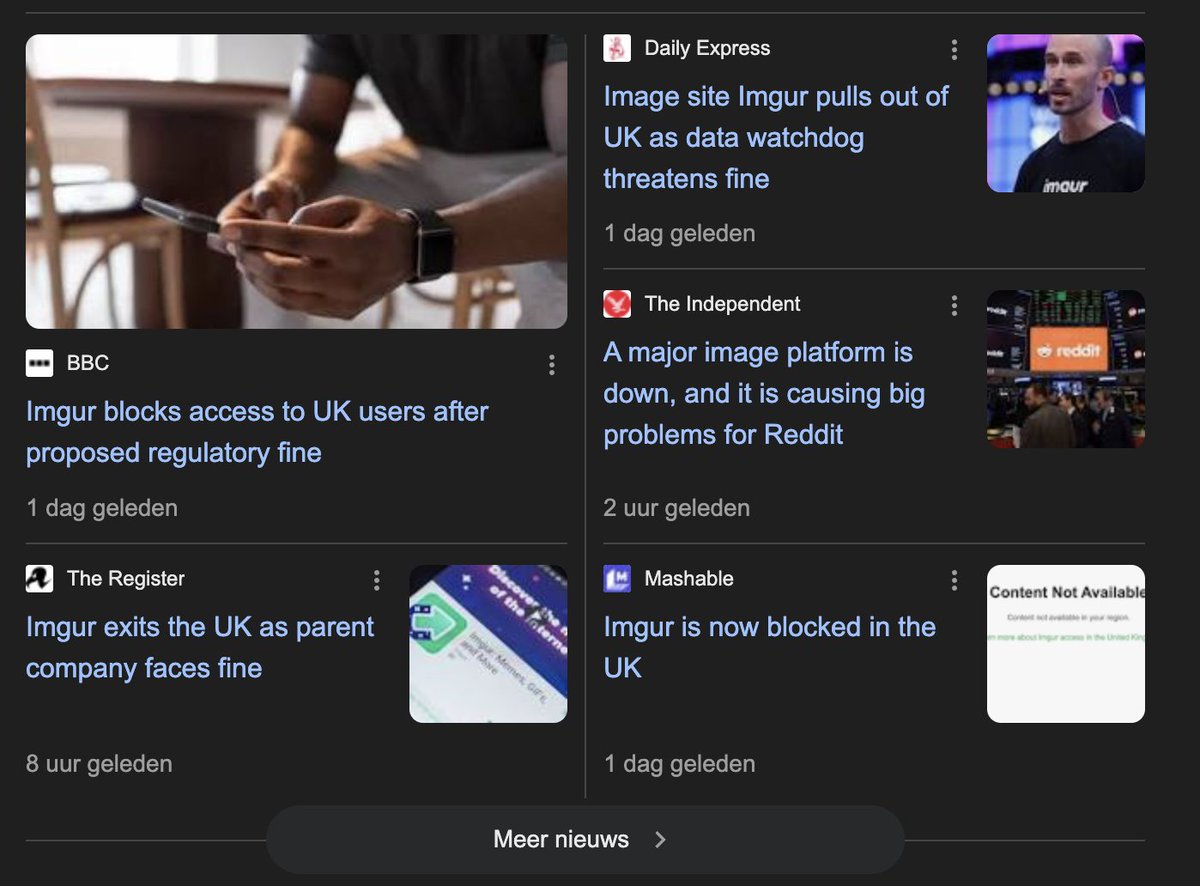_DavidCodes's tweet image. Europe's ridiculous "Online Safety Act" has blocked 10% of the users of my game. I hosted all my game's ingame images on imgur and imgur decided to block all UK users, source:
"The Online Safety Act, aka, this governments attempt to directly control the internet, has struck…