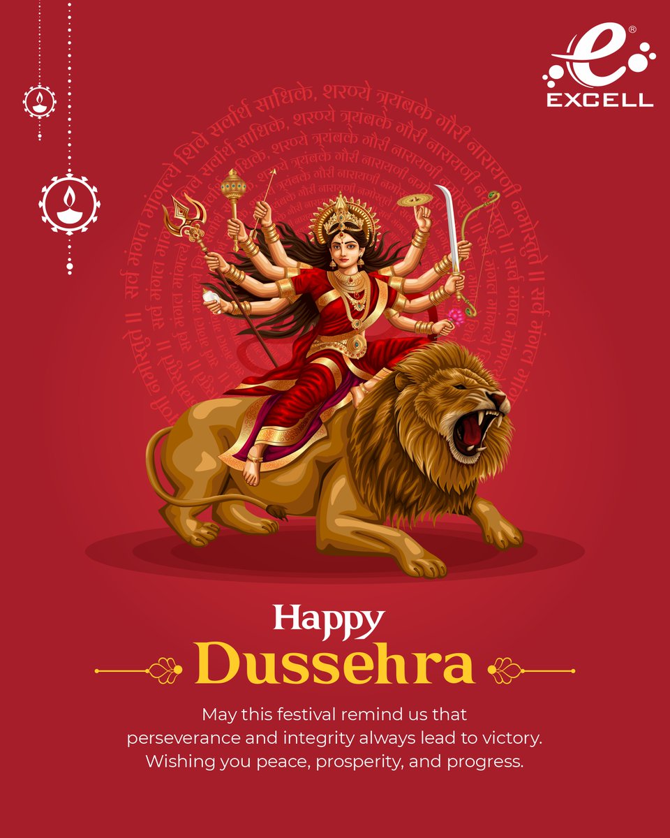 Excell_BB's tweet photo. May this festival remind us that perseverance and integrity always lead to victory. 
Wishing you peace, prosperity, and progress.
#dussehra #victory #excellbroadband #highspeedinternet #ottexperience #streamingnow #entertainmentupgrade #seamlessconnectivity #digitalrevolution https://t.co/t7SbQOa9N1