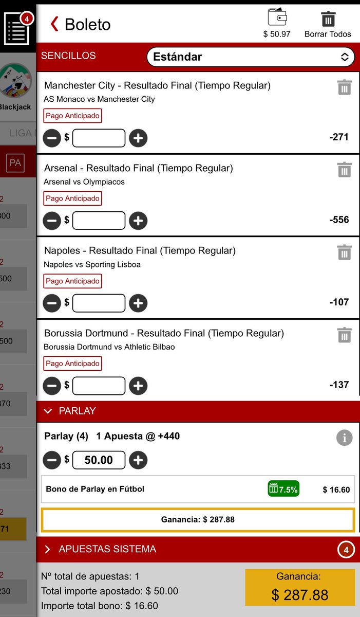 Si gano te transfiero 100 varos
