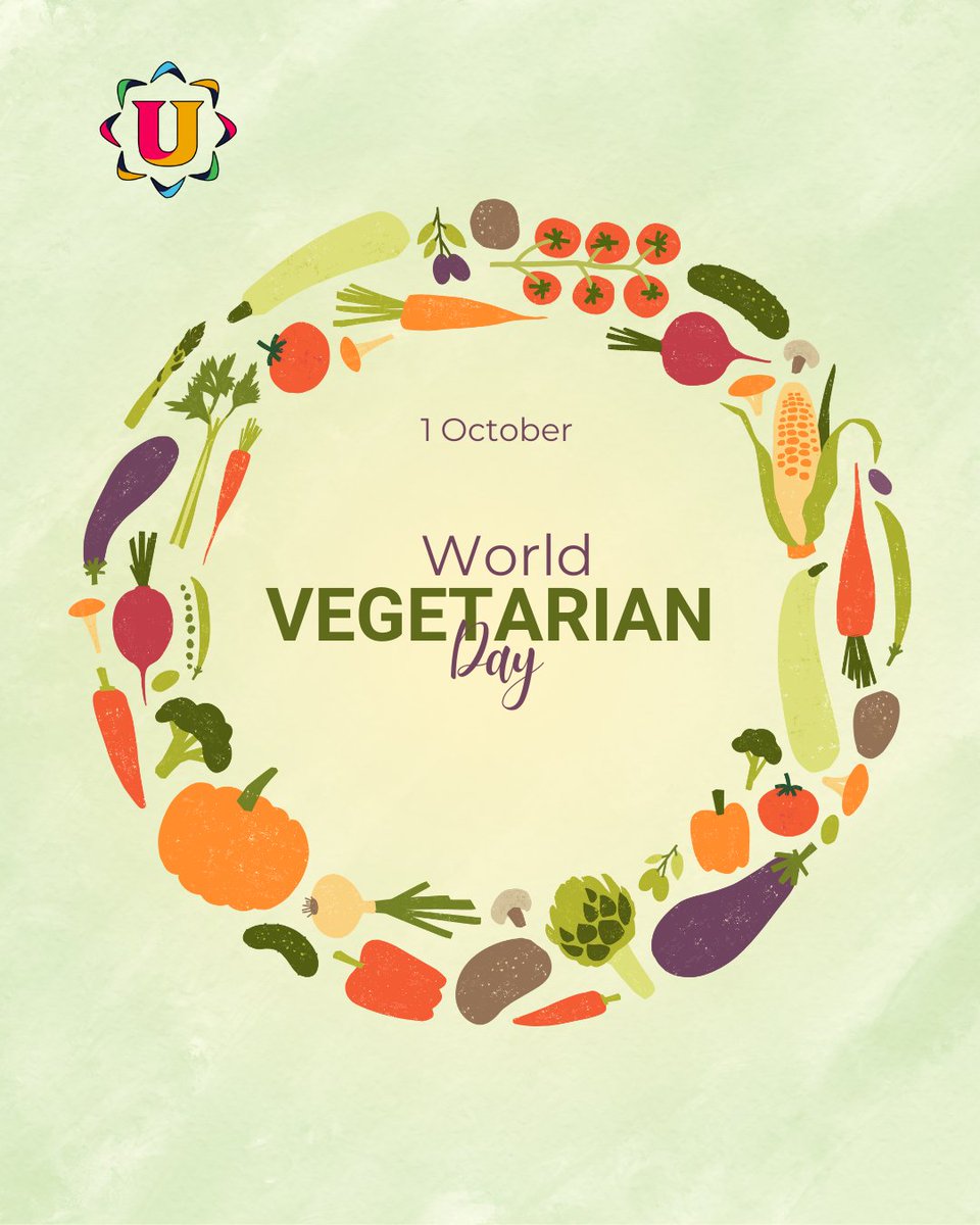 unityforequalit's tweet image. Plant-powered choices nourish our bodies and the planet. Celebrate World Vegetarian Day with compassion and flavor.  #WorldVegetarianDay #PlantBased #SustainableEating