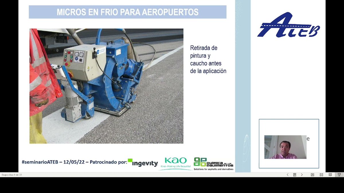 ATEB (@ateb_es) on Twitter photo 📹 Casos de éxito: Microaglomerados en frío en Aeropuertos
Experiencias nacionales en dicha aplicación contado por José Antonio Zamora <a href="/JAZD96/">Jose Antonio Zamora</a> en el III #SeminarioATEB. La importancia de disponer personal experto para el éxito!
ow.ly/ZxA550KrT0r 📹 Casos de éxito: Microaglomerados en frío en Aeropuertos
Experiencias nacionales en dicha aplicación contado por José Antonio Zamora <a href="/JAZD96/">Jose Antonio Zamora</a> en el III #SeminarioATEB. La importancia de disponer personal experto para el éxito!
ow.ly/ZxA550KrT0r