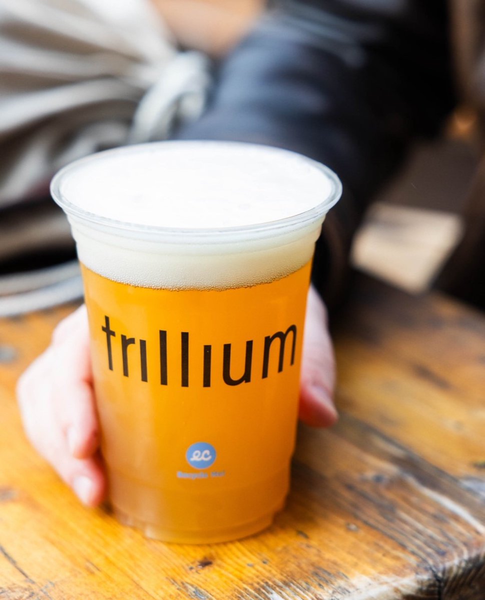 Now on draft: #Trillium Mini Mallard APA. Brewed w/ NZ Nelson Sauvin &amp; Pacific NW Strata hops. Presenting a hazy golden yellow, w/ juice-forward notes of fresh fruit salad, candied pineapple, &amp; zesty citrus. Finishing dry, w/ a hint of grapefruit-like bitterness. 5.2% 📷Trillium