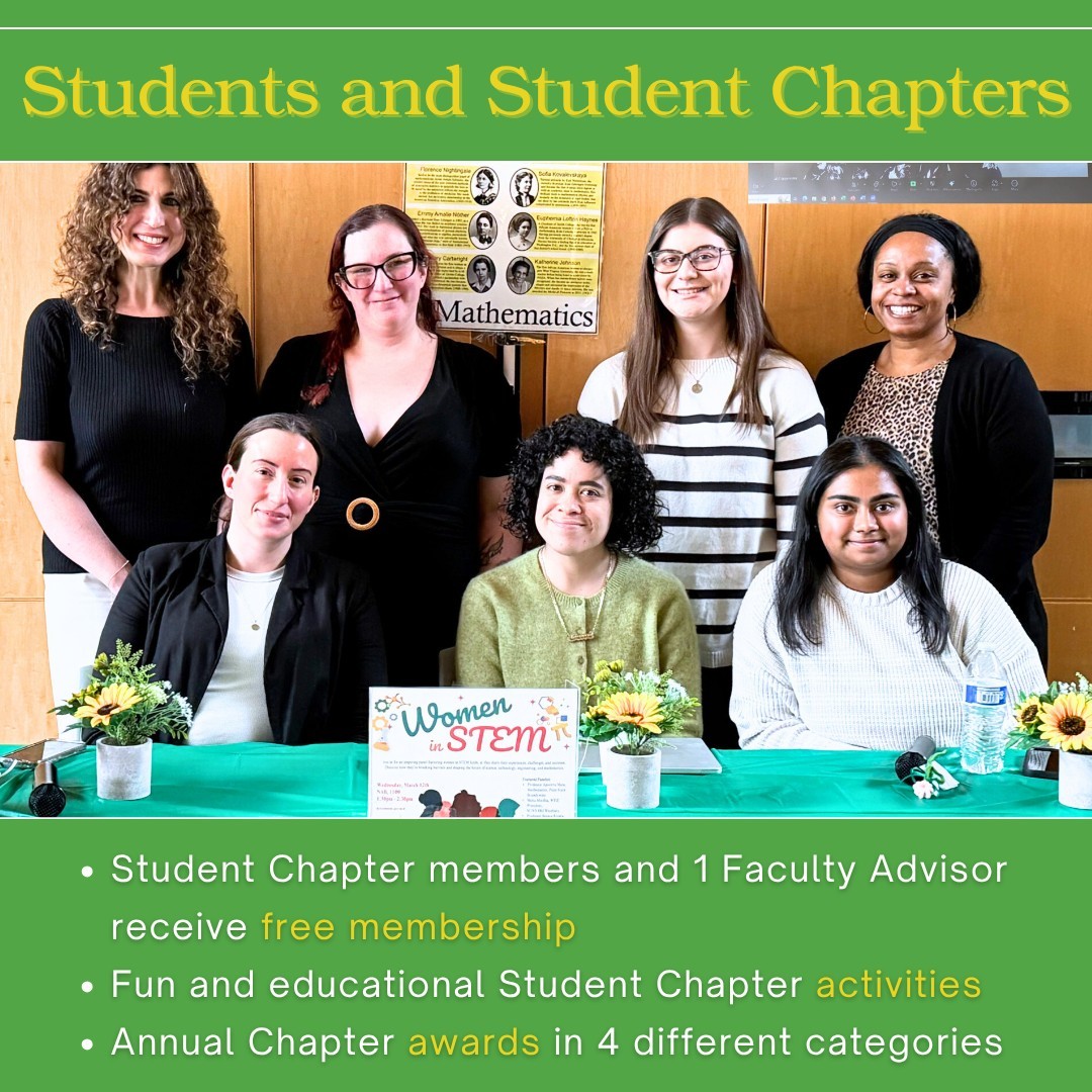 AWMmath's tweet image. Discover the benefits of membership in AWM! EVERYONE can join! Your membership helps us create a community in which women &amp;amp; girls can thrive in their mathematical endeavors.

Join AWM here:
🔗 awm-math.org/membership

Donate to AWM here:
🔗 bit.ly/AWM-donate-unr…