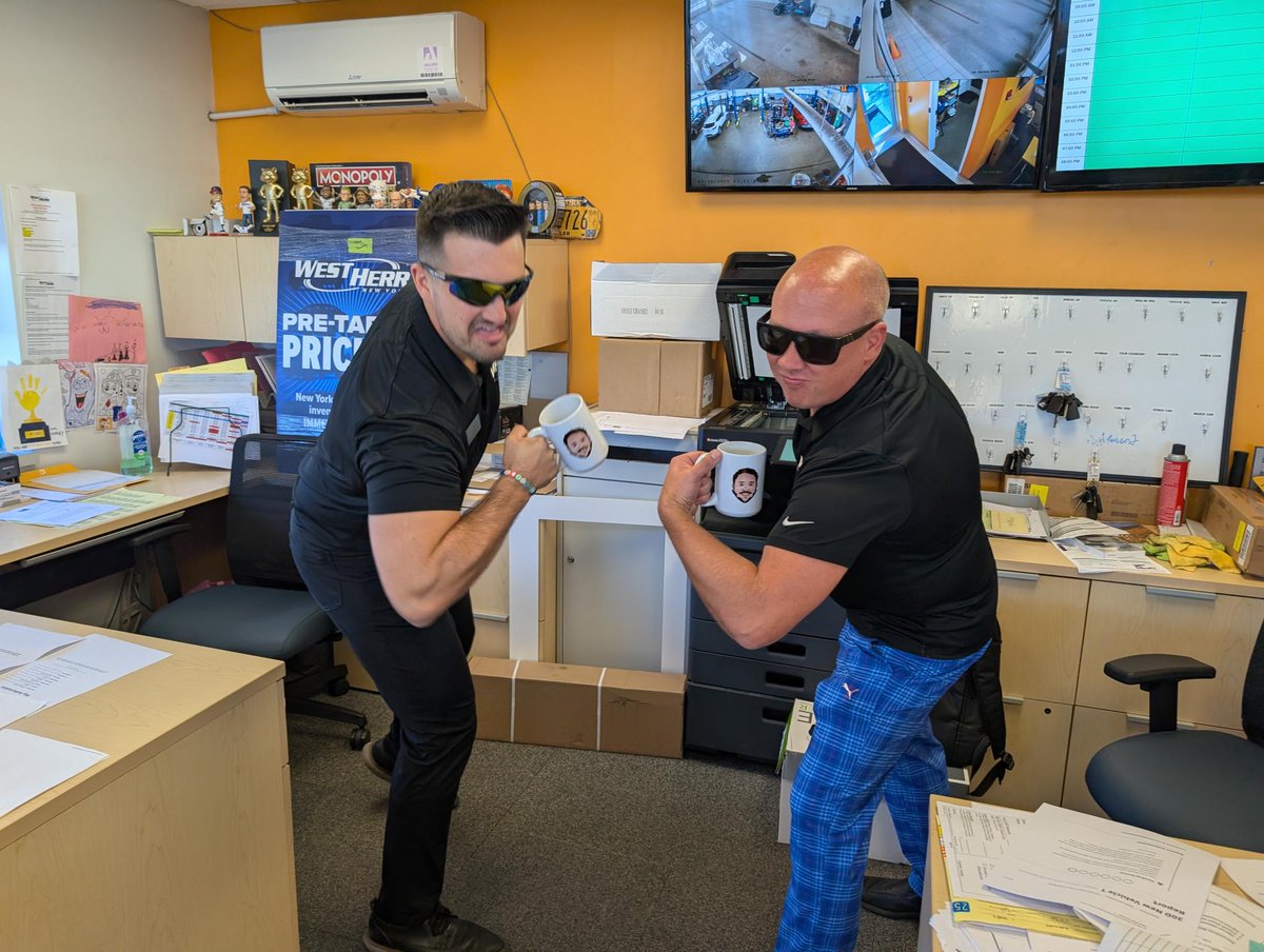 WestHerr's tweet image. Earlier this week, we celebrated #NationalCoffeeDay by giving each employee a one of a kind #TeamWestHerr coffee mug! Also, special thank you to our friend &amp;amp; local Tim Hortons franchisee, David, for providing our employees with a coupon for a free cup of coffee! ☕️🙌