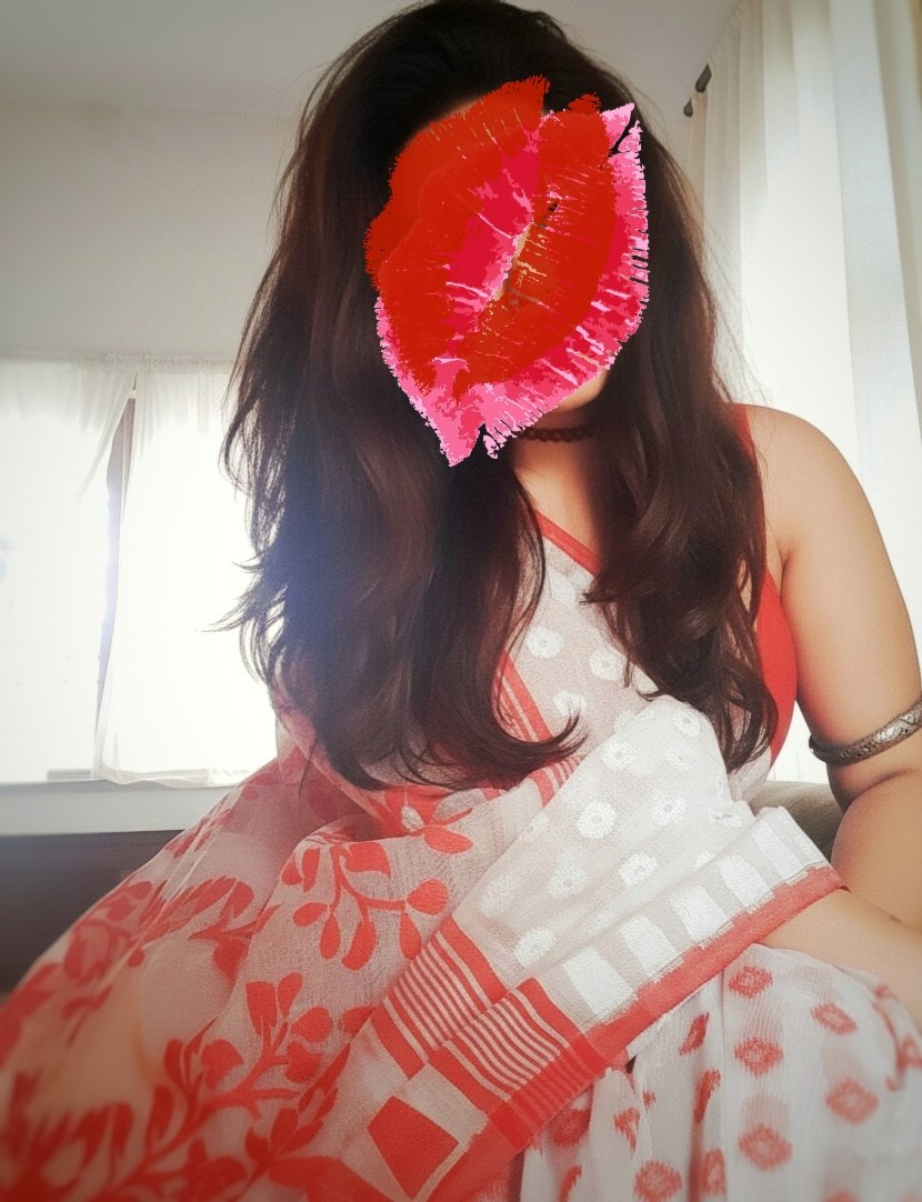 I wear the saree… you wear the leash.