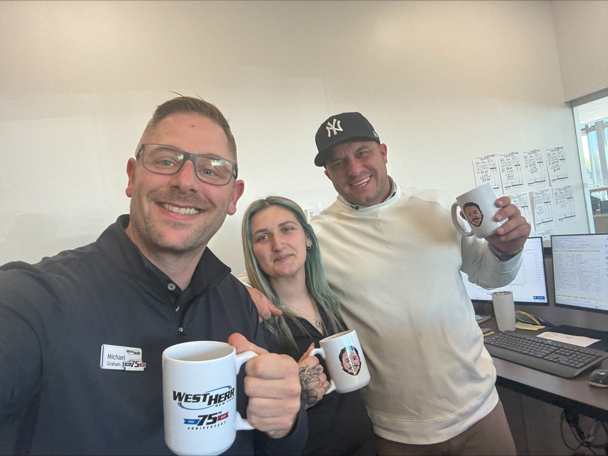 WestHerr's tweet image. Earlier this week, we celebrated #NationalCoffeeDay by giving each employee a one of a kind #TeamWestHerr coffee mug! Also, special thank you to our friend &amp;amp; local Tim Hortons franchisee, David, for providing our employees with a coupon for a free cup of coffee! ☕️🙌