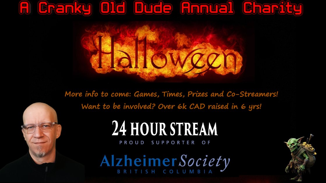 CrankyOldDudeG1's tweet image. If you would like to be involved as a Streamer or as a Publisher/Developer wishing to be involved pls reach out to Cranky.

twitch.tv/crankyolddude/…

#IndieDevs #gamedevelopers #DevCommunity #SupportIndies #gamersgiveback #DevDonations #SponsorAGamer #twitchstreamer #EndAlzheimers
