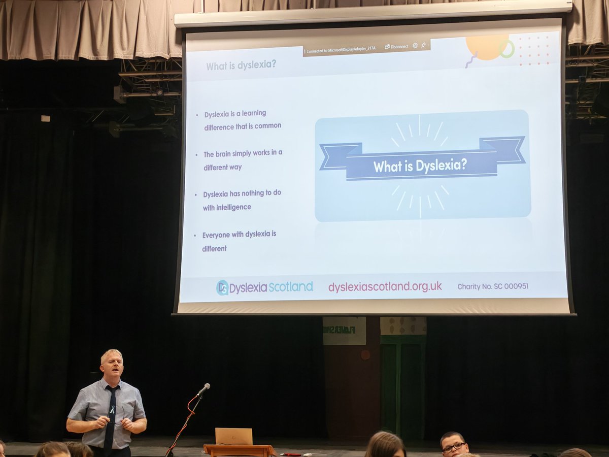 Mrs Phee π©βπ« (@misskilgour) on Twitter photo Very informative assemblies with Mr O'Donnell this week to raise awareness for #dyslexia #dyslexiaawarenessweek #mythbuster <a href="/CalderheadHS/">Calderhead HS</a> Very informative assemblies with Mr O'Donnell this week to raise awareness for #dyslexia #dyslexiaawarenessweek #mythbuster <a href="/CalderheadHS/">Calderhead HS</a>