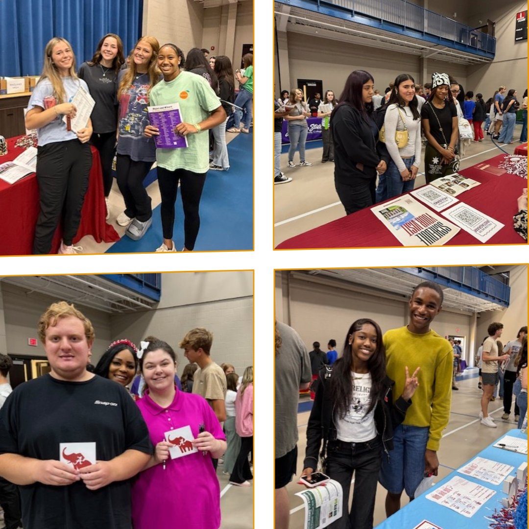 SHSTig3rPride's tweet image. The Class of 2026 attended the St. Clair County Schools College Fair today. #TigersRoar #tigercode #iamatiger #tigerpride #thefutureisbright 💜💛
