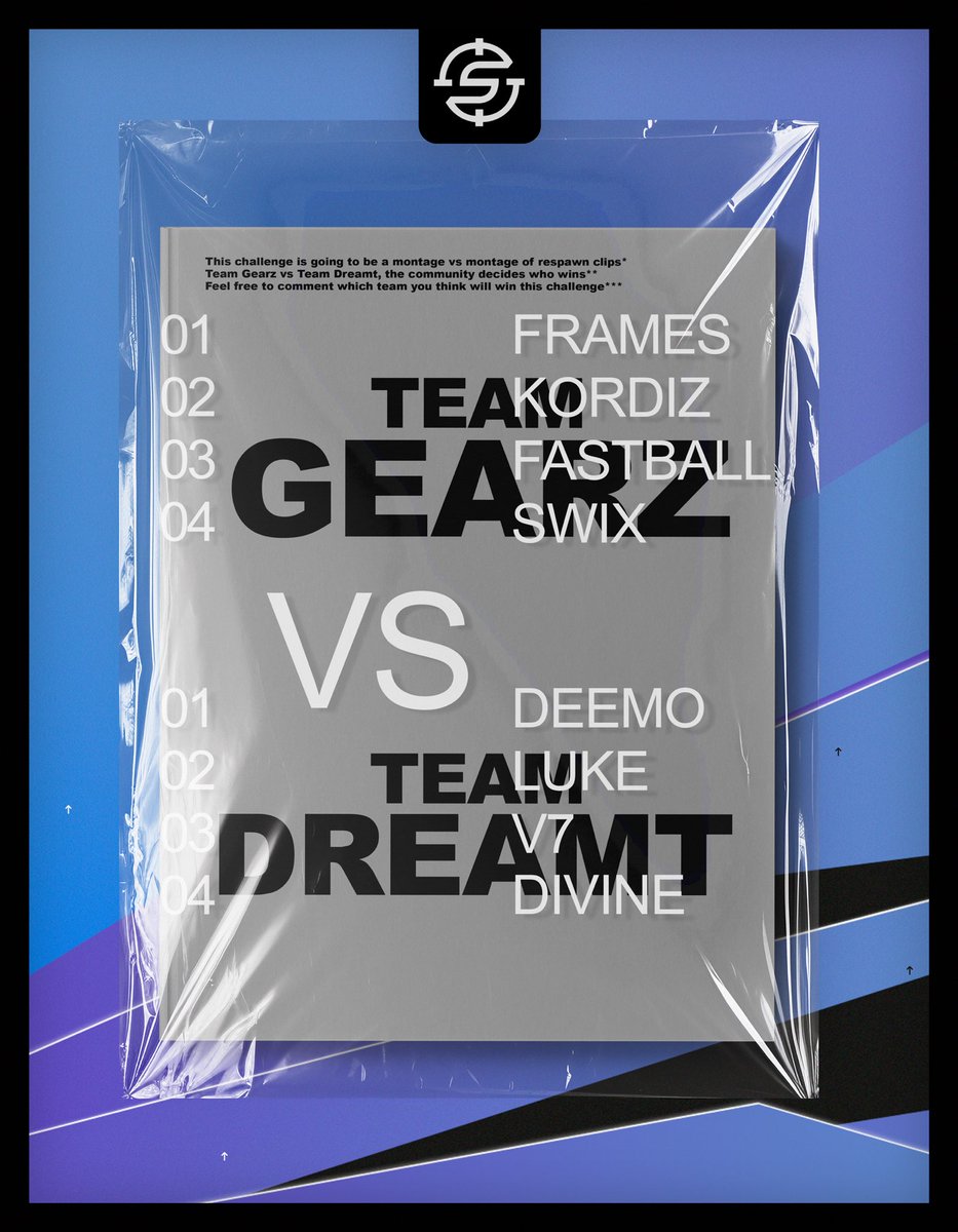 Team Gearz vs Team Dreamt ⚔️

Our FINAL 2 tages drop right after the beta.

Who you got taking the W? 👀🔥