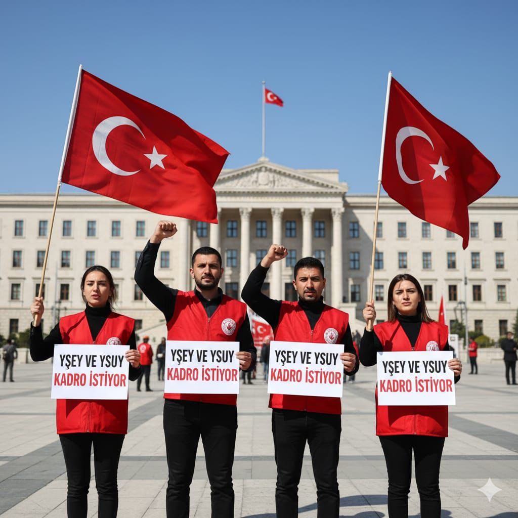 #YSEYYSUYAİLEDENOLMAKİSTİYOR
Devletimizin sosyal yardım vizyonunda önemli bir rol üstlenen bizlere güvenceli bir çalışma ortamına kavuşmamızı sağlayacak adımların atılmasını İSTİYORUZ. #YSEYYSUYKADROİSTİYOR 
<a href="/MHP_Bilgi/">MHP</a>
<a href="/dbdevletbahceli/">Devlet Bahçeli</a>
<a href="/MhpTbmmGrubu/">MHP TBMM Grubu #MHP</a>
<a href="/UlviYonter/">Dr.İzzet Ulvi YÖNTER</a>
<a href="/ifarukaksu/">İsmail Faruk Aksu</a>
