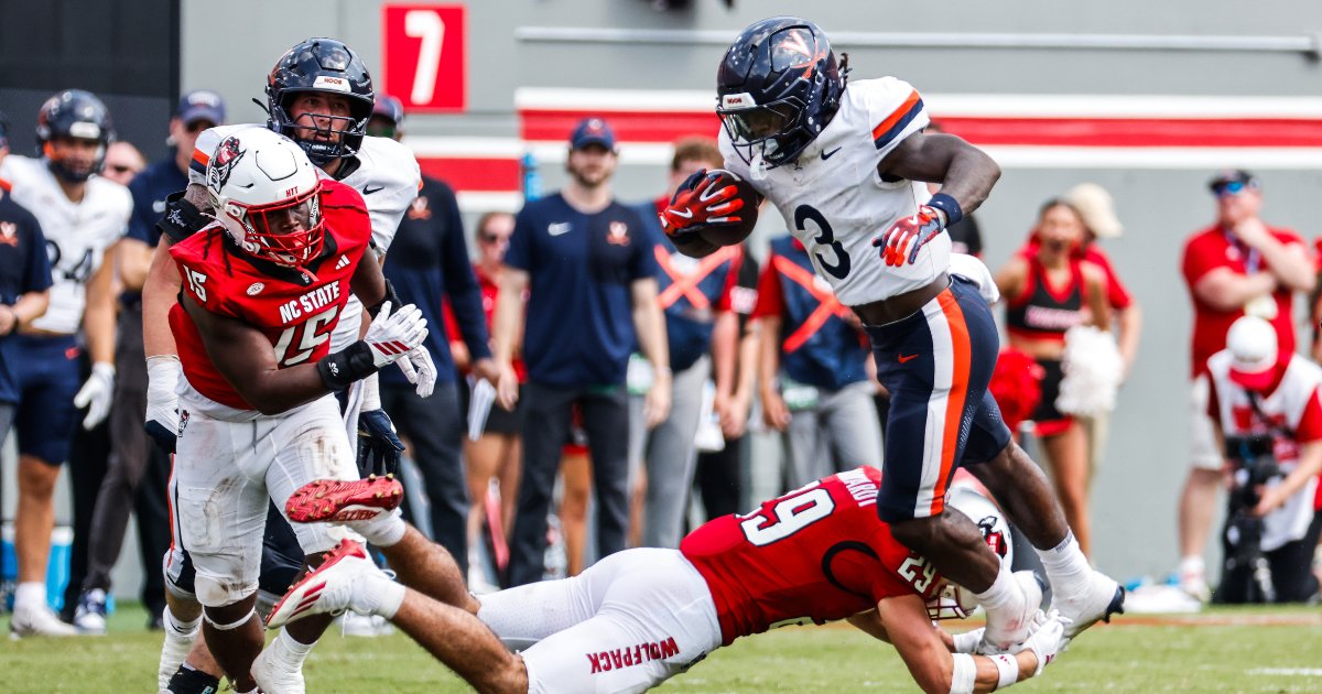 NC State has allowed 724 rushing yards through the first five games, but 41.1% of those (298) have come on five total plays. Missed tackles have been costly.

"We've got to get that fixed."

More here: on3.com/teams/nc-state…