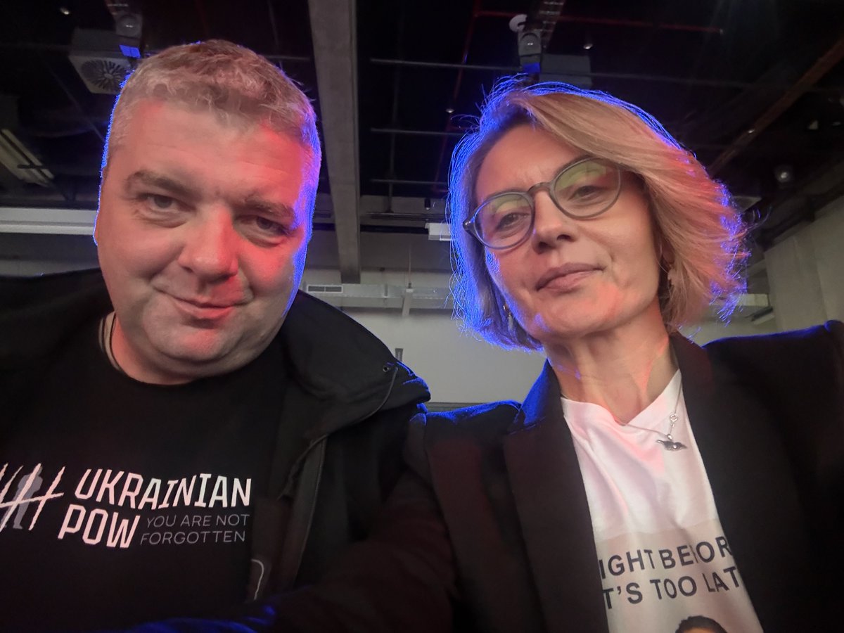 I had the honor of personally congratulating Maksym Butkevych on receiving the Havel Prize and expressing our strong support for Ukrainian journalists and Ukraine as a whole. I also conveyed Mzia's support for her Ukrainian colleagues, as she views our struggle for freedom as
