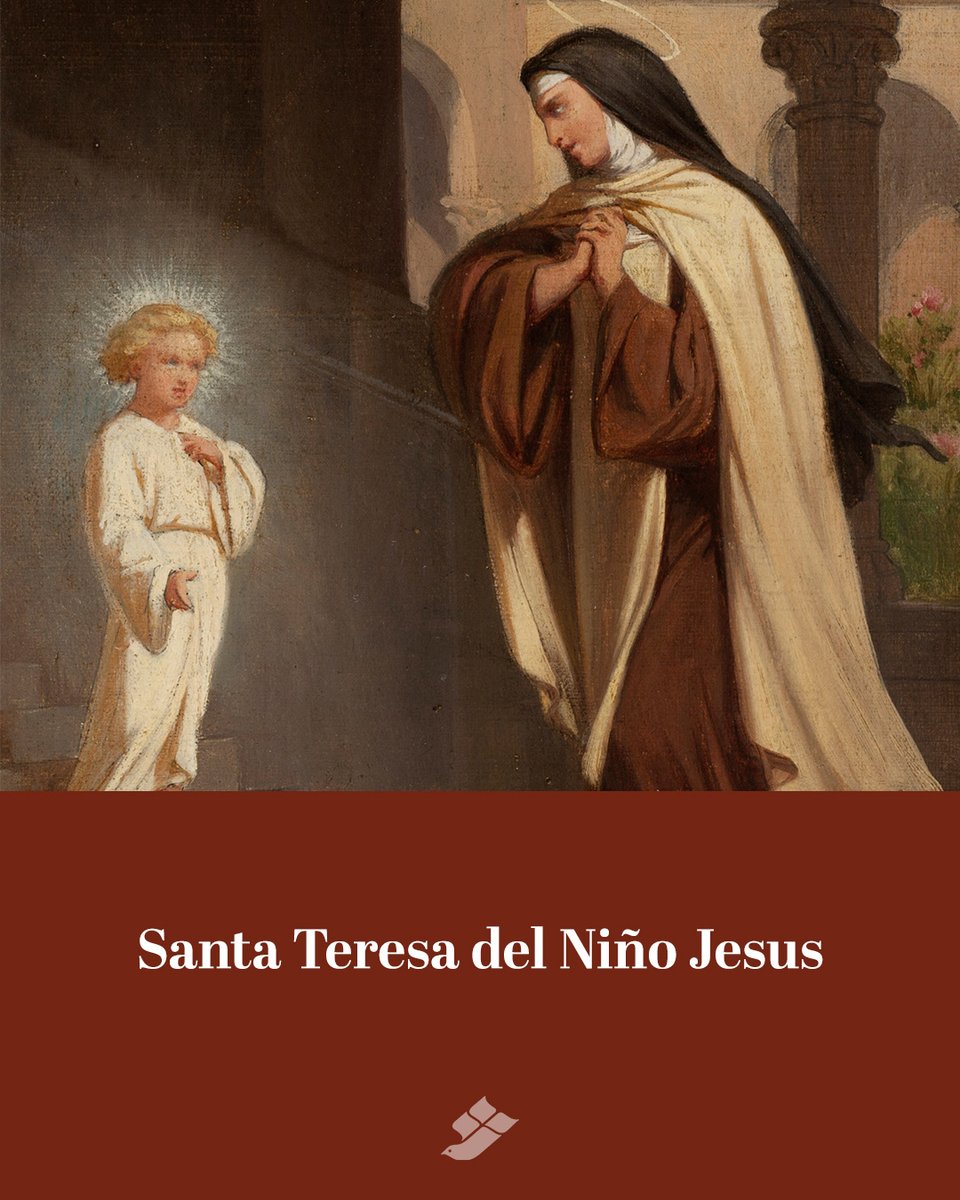 OCPMusica's tweet photo. Conocida como la "Pequeña Flor", Santa Teresa fue una monja carmelita del siglo XIX que murió con sólo 24 años. A pesar de su vida sencilla, ella ha tenido una tremenda influencia en la Iglesia a través de su enseñanza del "pequeño camino" a la santidad accesible a todos. https://t.co/zrpSYo5r80