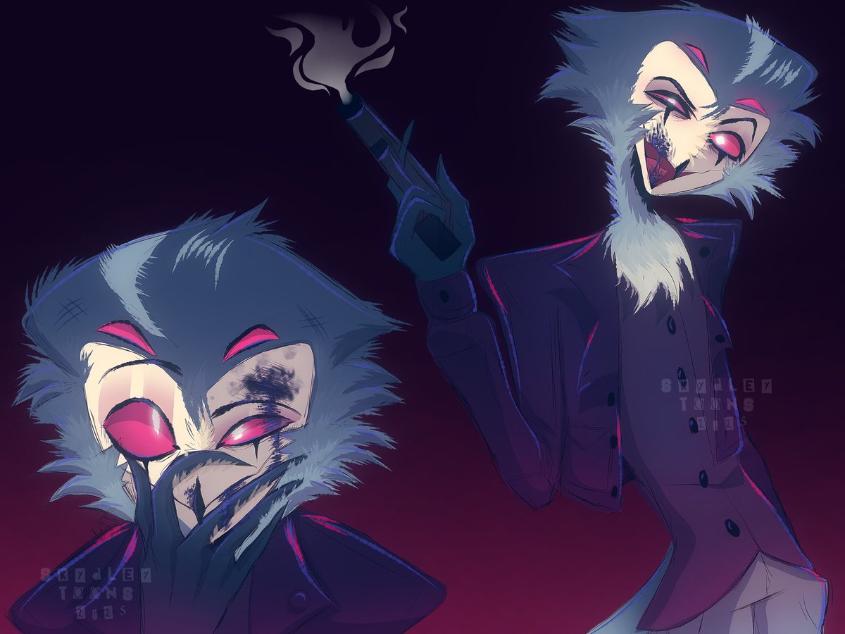 New Post. 🪶🌌

Hiihiii 
Asassin Stolas!!!! 🦉🥳
Apparently he spend more time at I.M.P! 👀
Not as secretary, that's for sure.

#helluvaboss #stolitz #stolas #blitzø #gun