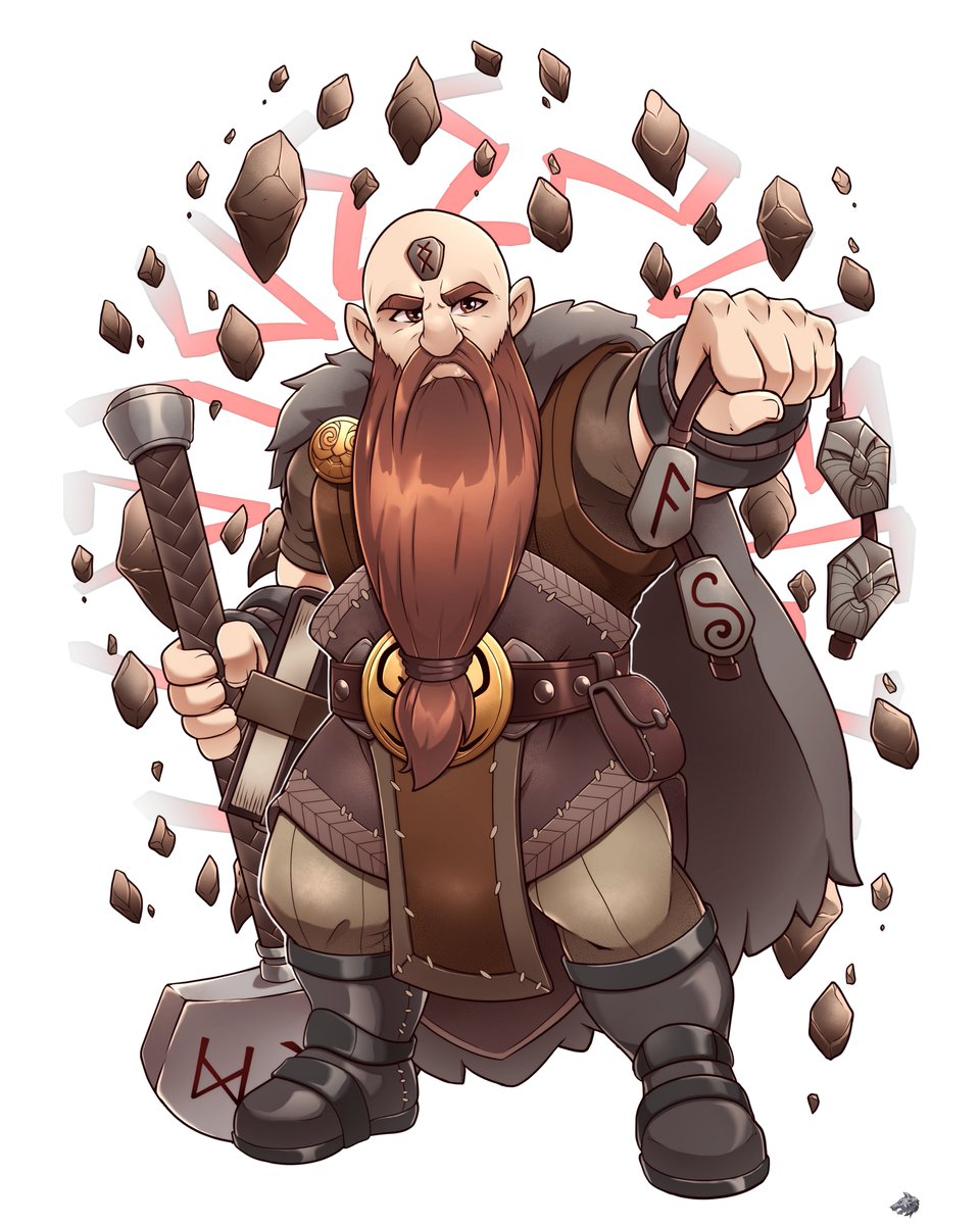Art Done - Auric Boicsson, Rune Knight of Hammerdeep!

#dndart #dndcharacter #ttrpg
