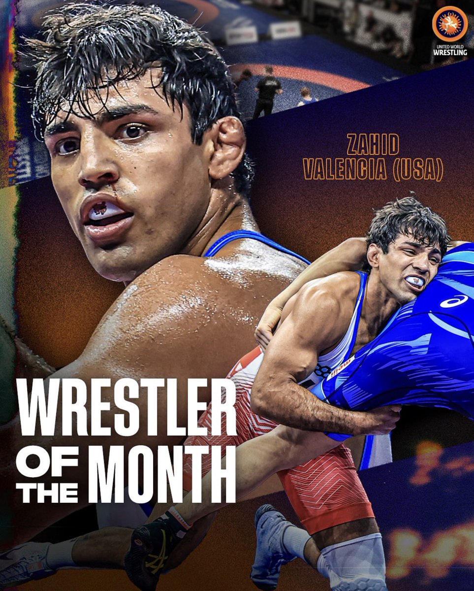 Zahid Valencia was selected as one of UWW’s Wrestlers of the Month after his 49-0 World Championship run at 86kg. 🇺🇸 

🤠🤷🏽‍♂️🥇👑