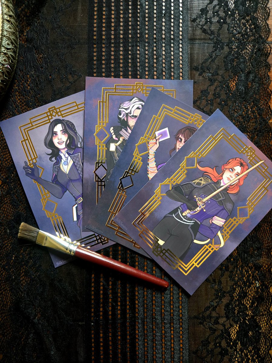 New gold foil versions of my Clair Obscur: Expedition 33 prints are available on my shop~ #clairobscurexpedition33