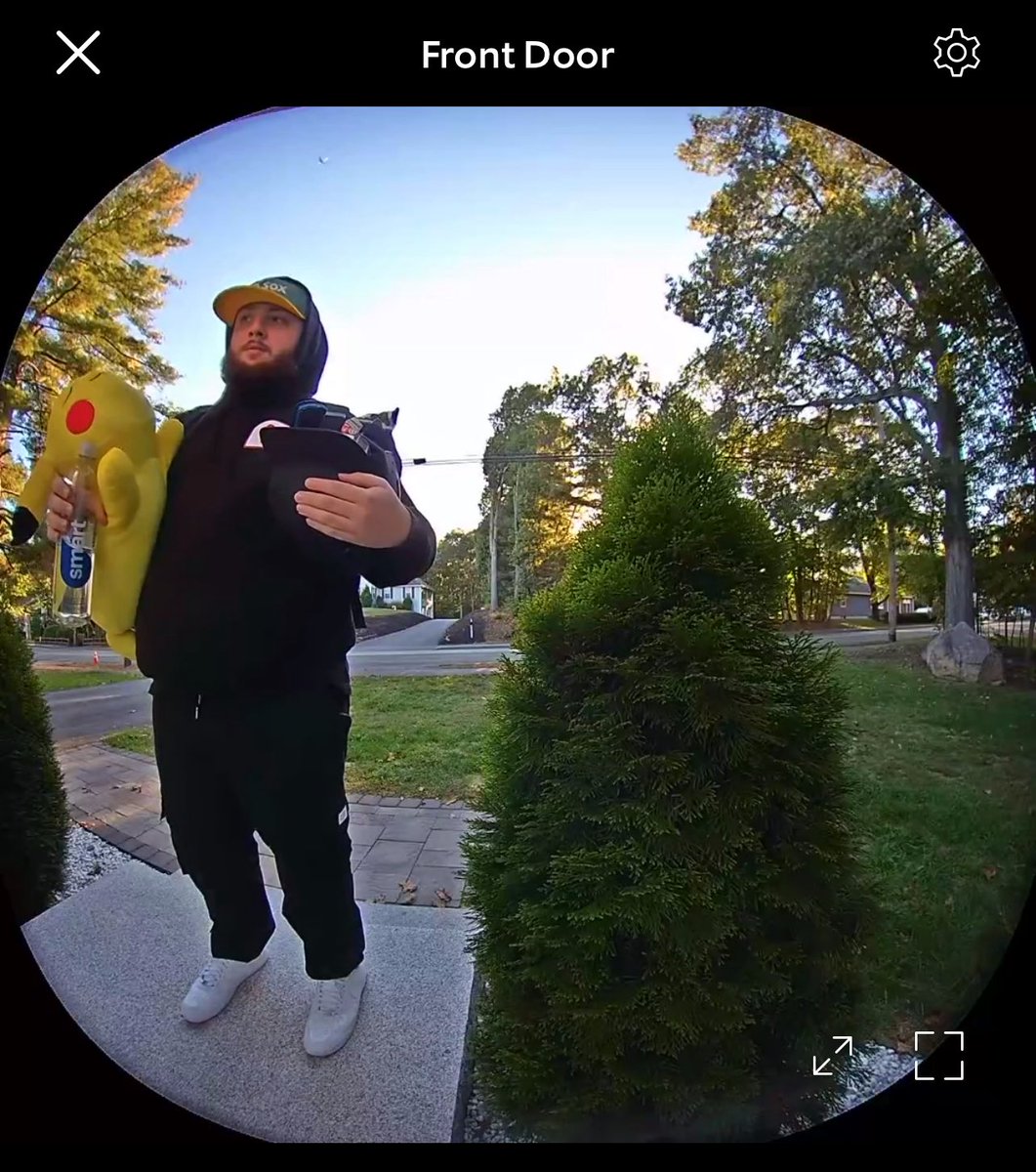 Imagine seeing this at your front door.