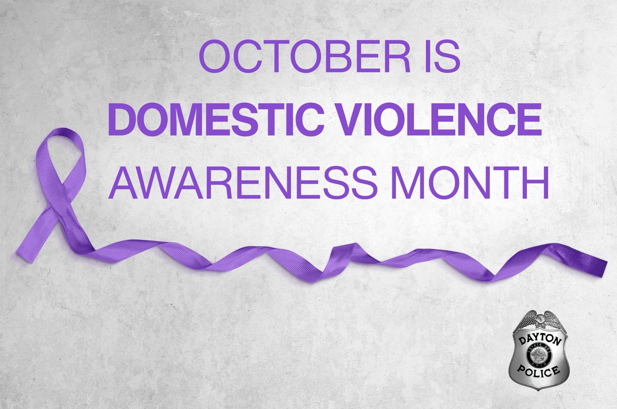 October is Domestic Violence Awareness Month. There are many resources for survivors of domestic violence in our area.

The YWCA offers a variety of services such as the Women's Crisis Shelter. You can also visit ywcadayton.org for more information.