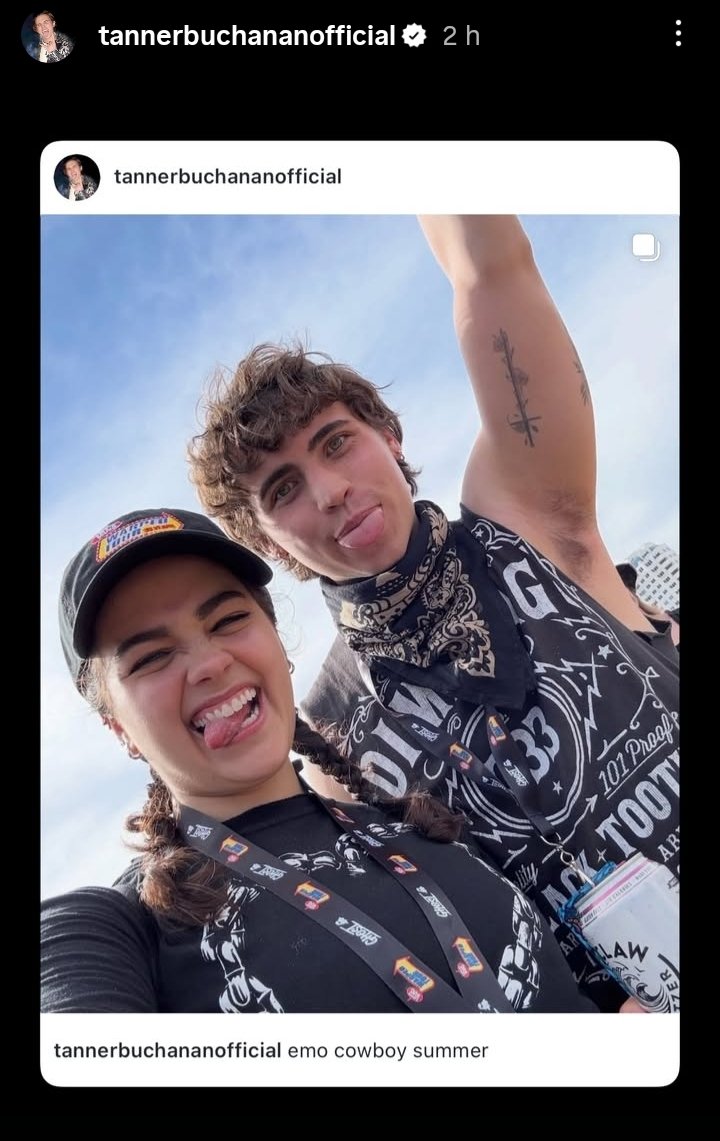 thinkmarytanner's tweet image. tanner buchanan shared a new post on instagram. we can see him with his fiance mary mouser and his mother marlona.
