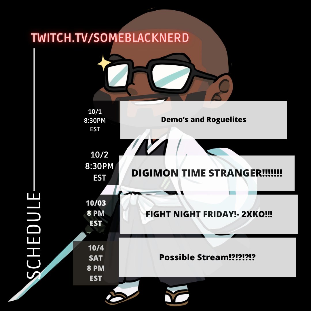 Sorry yall, I been HELLA BUSY so I been away. BUT!!!!!

ANOTHER WEEK AT EARTH23! BUT THIS WEEK DIGIMON DROPS!!! Yall see the schedule! The link will be in the thread! Like, Repost, and share this to get the word out to help us hit our next follower goal of 335!