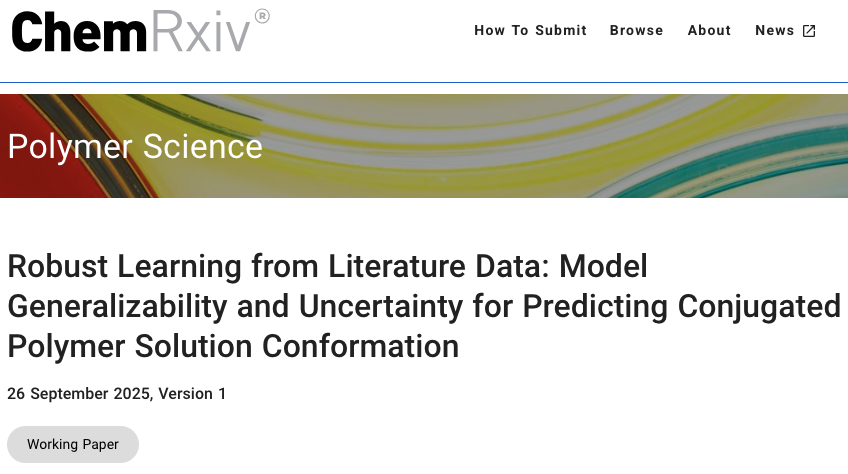 Data-Driven Organic Materials Lab tweet media