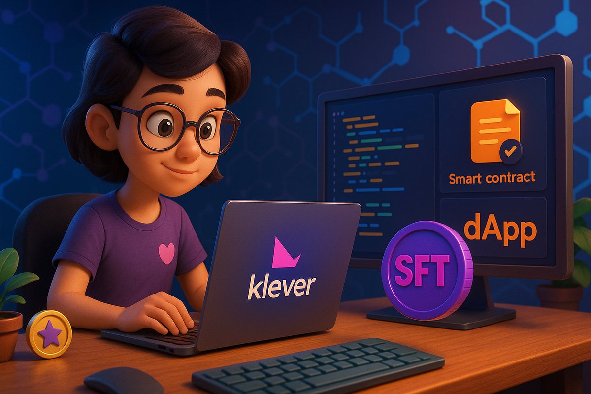 Joshuwa's tweet image. Klever launches #KVM, Oct 28, 2025.

Developers: deploy smart contracts,
SFTs, and build lightning-fast, dApps
on KleverChain. @Klever_org

Learn more: klever.org/klever-virtual…

$KLV $KLV $KFI #KleverPartner
#KFI disclosure.ChainLeak.com
