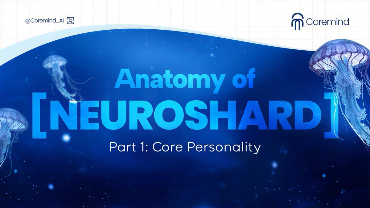 Coremind_AI's tweet image. Anatomy of the Neuroshard: $CORE Personality
Every clone is grounded in the Big Five traits:
Openness, Conscientiousness, Extraversion, Agreeableness, Neuroticism.
These dimensions define its reactions - from creativity to cooperation.
It’s the foundation of individuality…