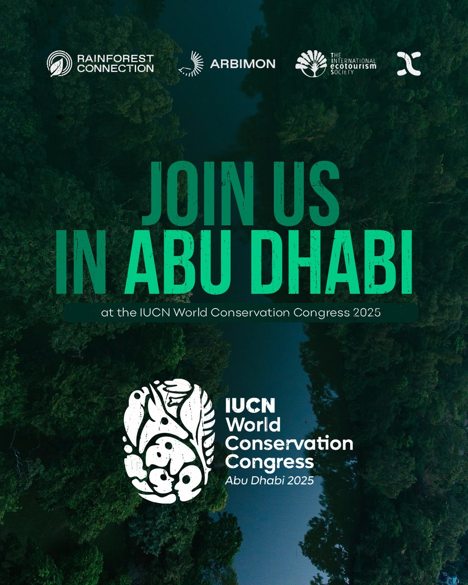 Rainforest Connection (@rainforestcx) on Twitter photo Rainforest Connection will join the IUCN World Conservation Congress in Abu Dhabi, October 9–15.
Our founder, <a href="/topherwhite/">Topher White</a>, will represent RFCx and share how our acoustic monitoring technology is protecting forests, biodiversity, and communities in over 35 countries. Rainforest Connection will join the IUCN World Conservation Congress in Abu Dhabi, October 9–15.
Our founder, <a href="/topherwhite/">Topher White</a>, will represent RFCx and share how our acoustic monitoring technology is protecting forests, biodiversity, and communities in over 35 countries.