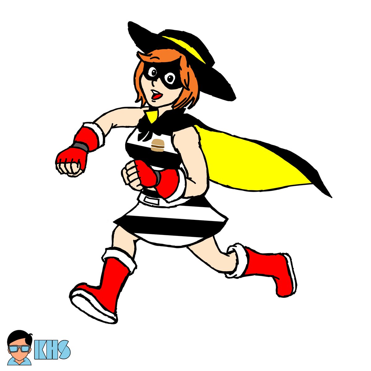 khs_karlo's tweet image. #Inktober Week 2 - Meiko The Hamburglar

#Digital #drawing #Vocaloid #McDonalds #McDonaldland #fanart #Inktober2025 #MEIKO