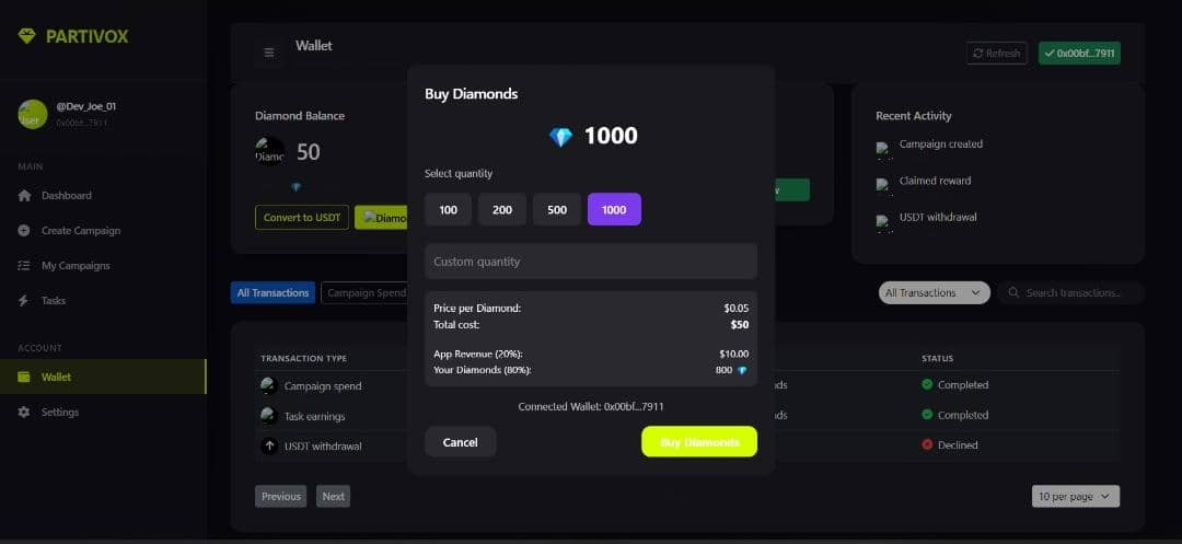 partivox_'s tweet photo. The future is nearer, the vision is clearer. 🔥

Partivox is the platform that makes your voice louder, your earnings dearer.

Not just another stranger in the Web3 ecosystem, It’s the ultimate game changer for engage to earn model.

Engage. Earn. Amplify. 🚀

#Partivox #EngageToEarn