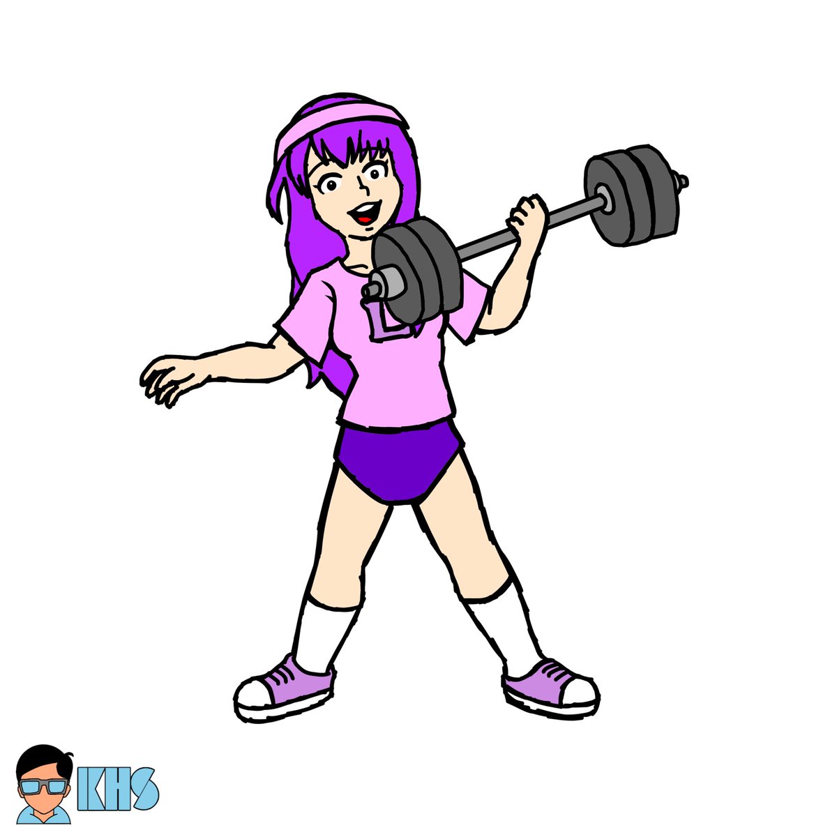 khs_karlo's tweet image. #Inktober Week 3 - Luka Grimace (Exercise Clothes)

#Digital #drawing #Vocaloid #McDonalds #McDonaldland #fanart #Inktober2025 #MegurineLuka